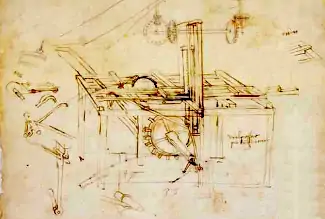 serra de Leonardo da Vinci
