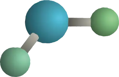 ilustración molécula de auga